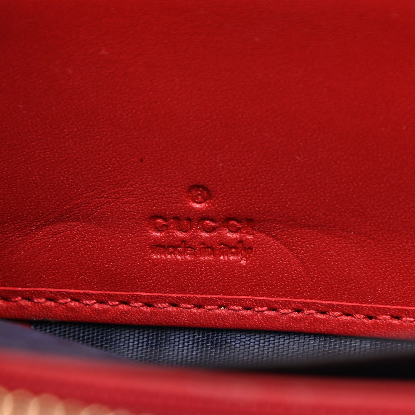 GG Supreme Monogram Blooms Zip Around Wallet Blue Red