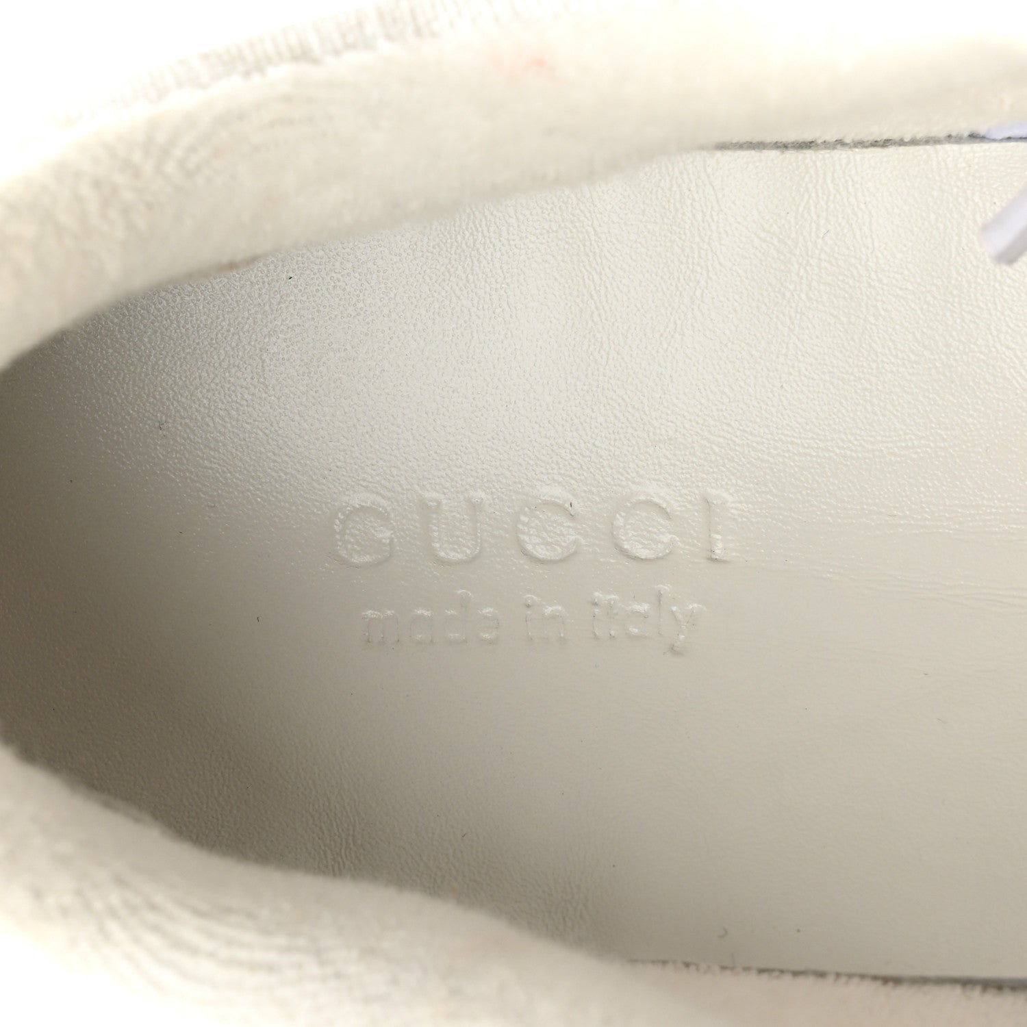 Gucci GG Monogram Web Screener Sneakers 35.5 White Grey Pink 7 of 10