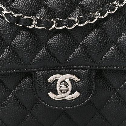 Chanel Caviar Quilted Medium Double Flap Black 9 of 12