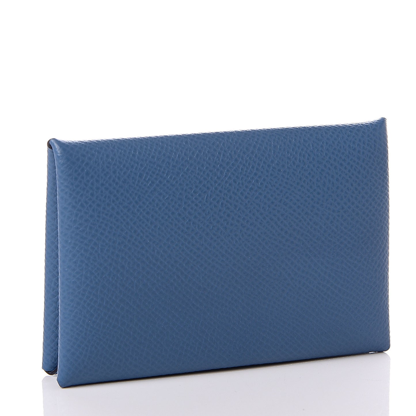 Epsom Calvi Card Case Deep Bleu