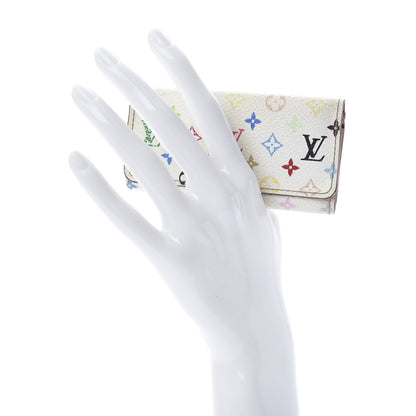 Louis Vuitton Monogram Multicolor Multicles 4 Key Holder White Litchi 2 of 12