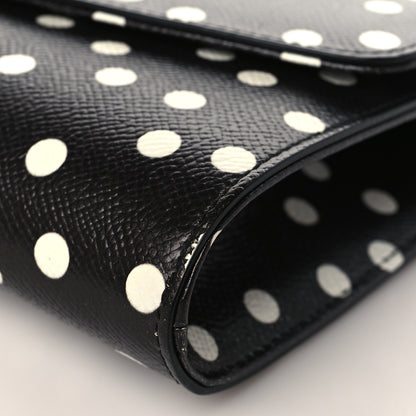 Dolce & Gabbana Dauphine Polka Dot Print Shoulder Bag Black 8 of 8