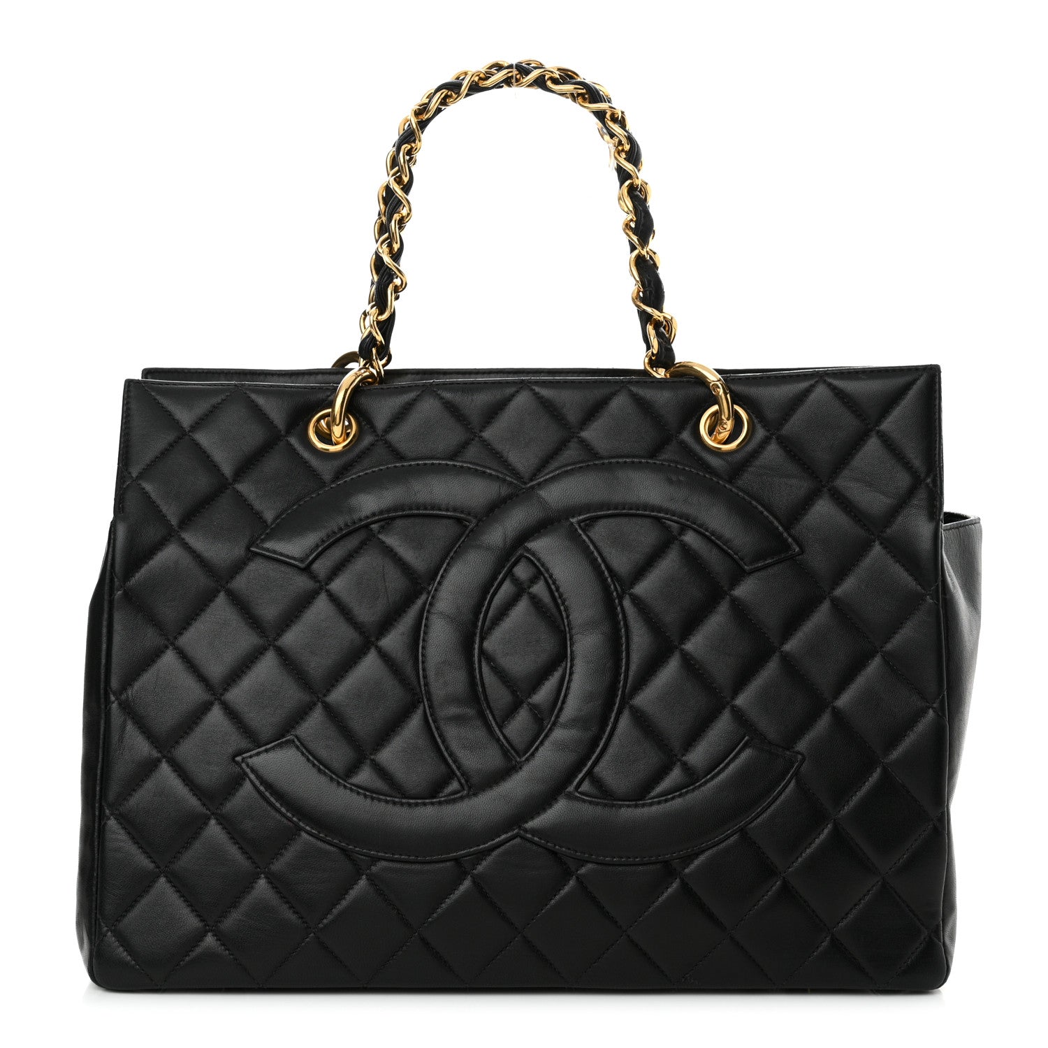 Chanel Lambskin Quilted Timeless CC Tote Black 1 of 19