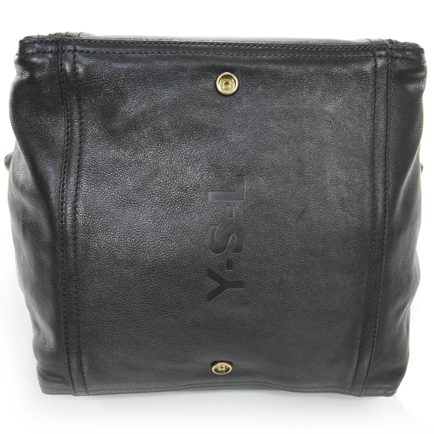 Saint Laurent Leather Medium Downtown Tote Black 4 of 9