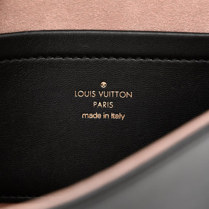 Louis Vuitton Lambskin Embossed Monogram Pochette Coussin Black 7 of 10