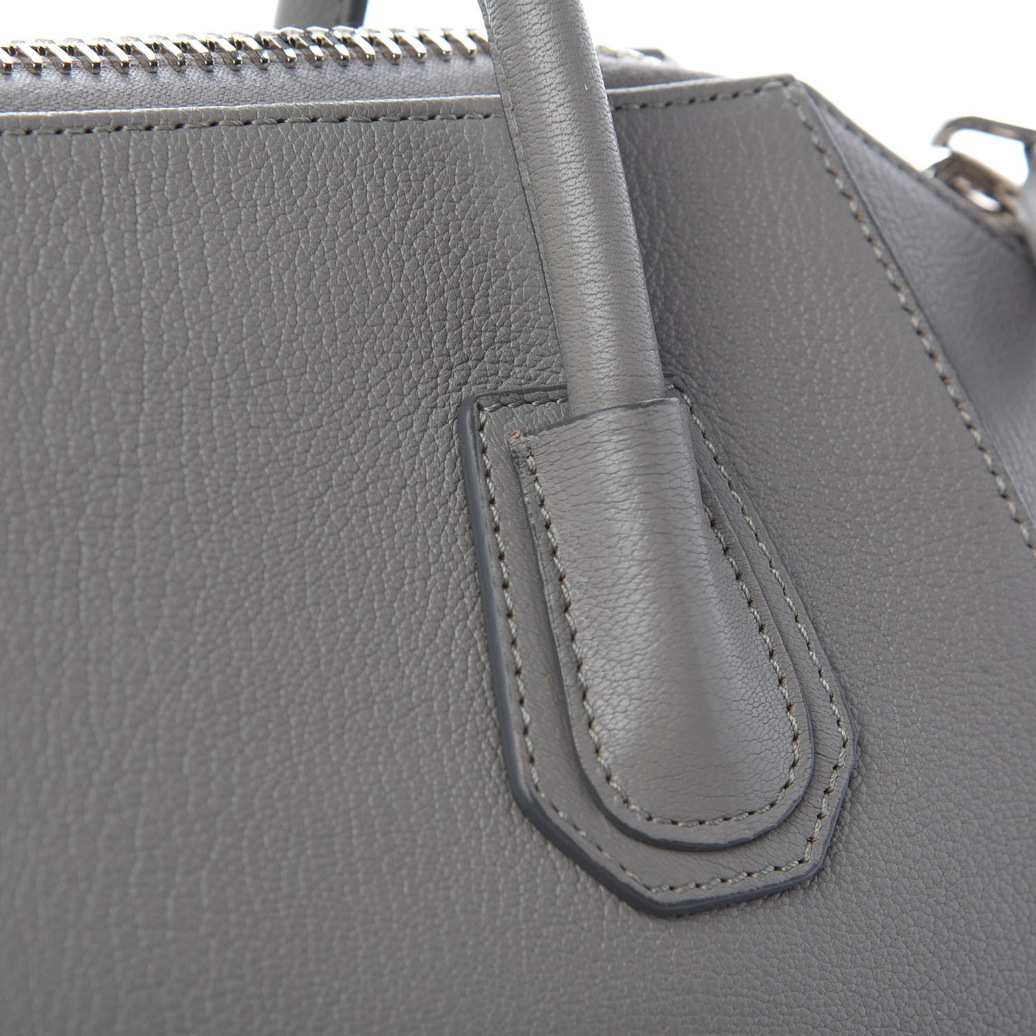 Givenchy Sugar Goatskin Small Antigona Pearl Grey 10 of 12