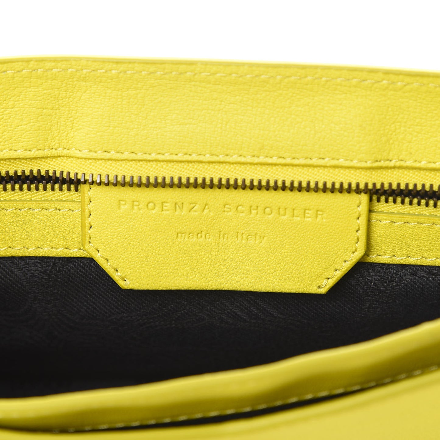 Lambskin PS1 Pochette Clutch Lemon