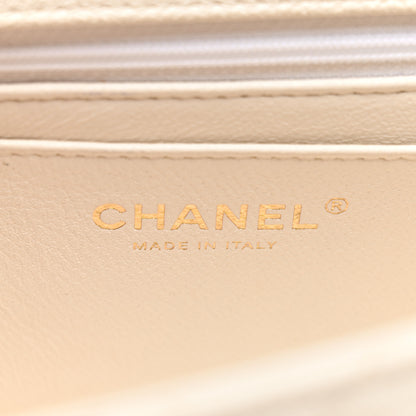 Chanel Caviar Quilted Mini Top Handle Rectangular Flap White 6 of 11
