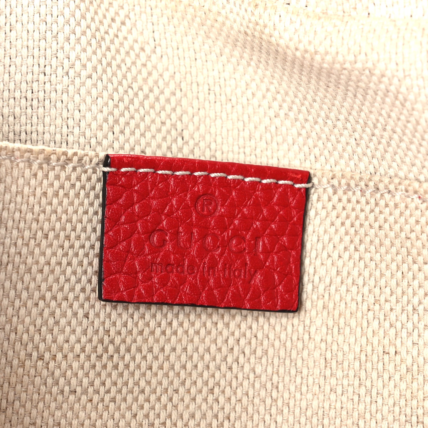 Gucci Pebbled Calfskin Small Soho Disco Bag Tabasco Red 8 of 11