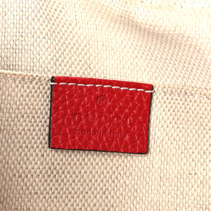 Gucci Pebbled Calfskin Small Soho Disco Bag Tabasco Red 8 of 11