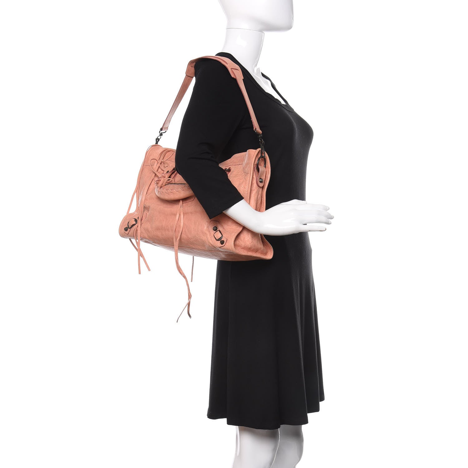 Balenciaga Agneau Classic Hardware City Vieux Rose 2 of 10
