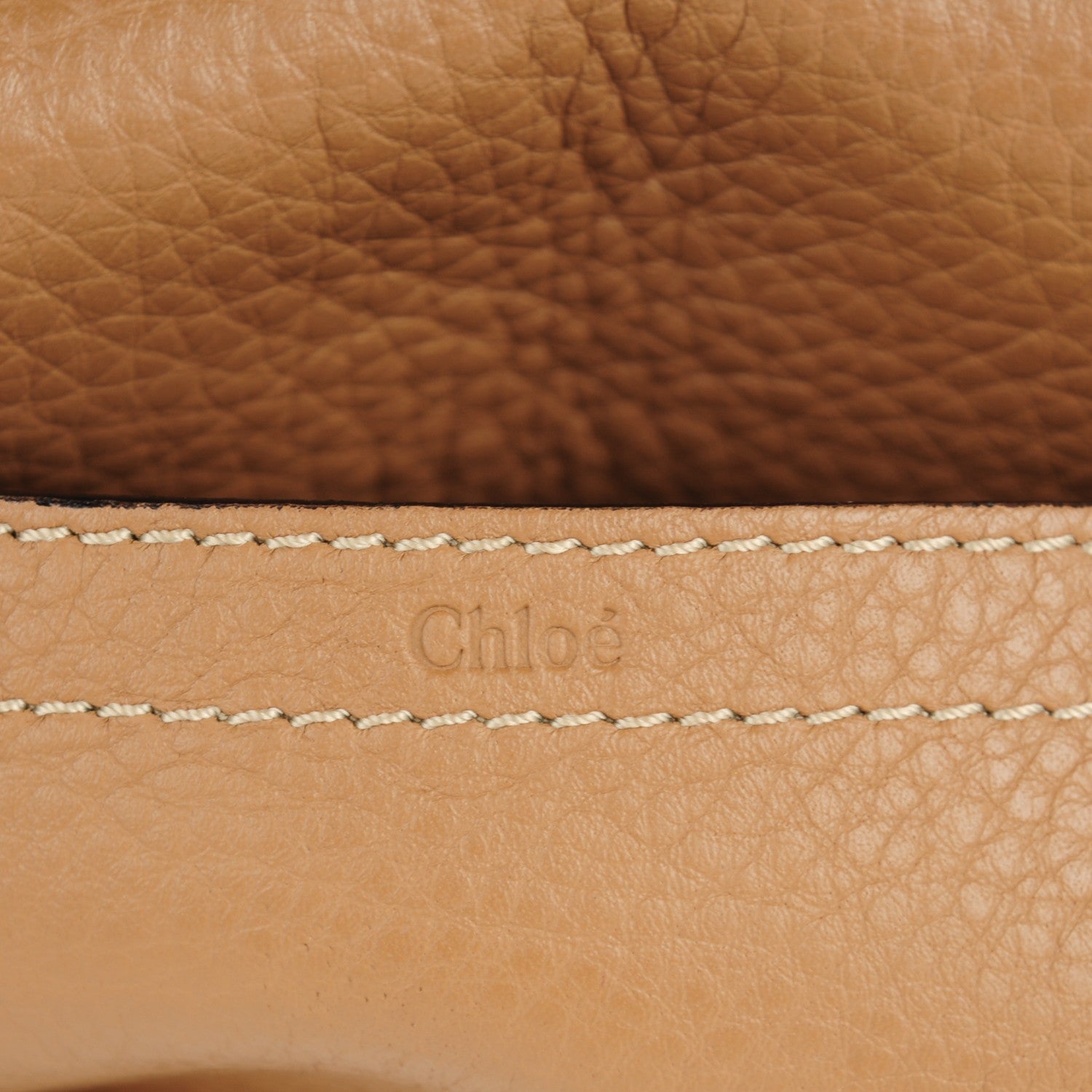 Chloe Calfskin Medium Marcie Round Crossbody Bag Nut 6 of 10