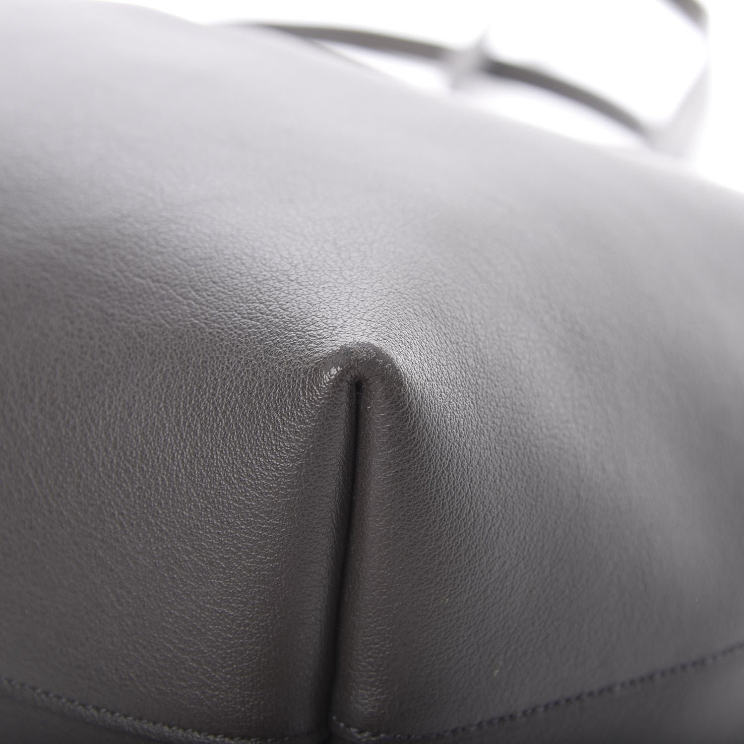 Saint Laurent Calfskin Large Shopping Tote Dark Grey 11 of 18