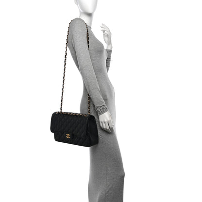 Chanel Caviar Quilted Jumbo Double Flap Black 2 of 10