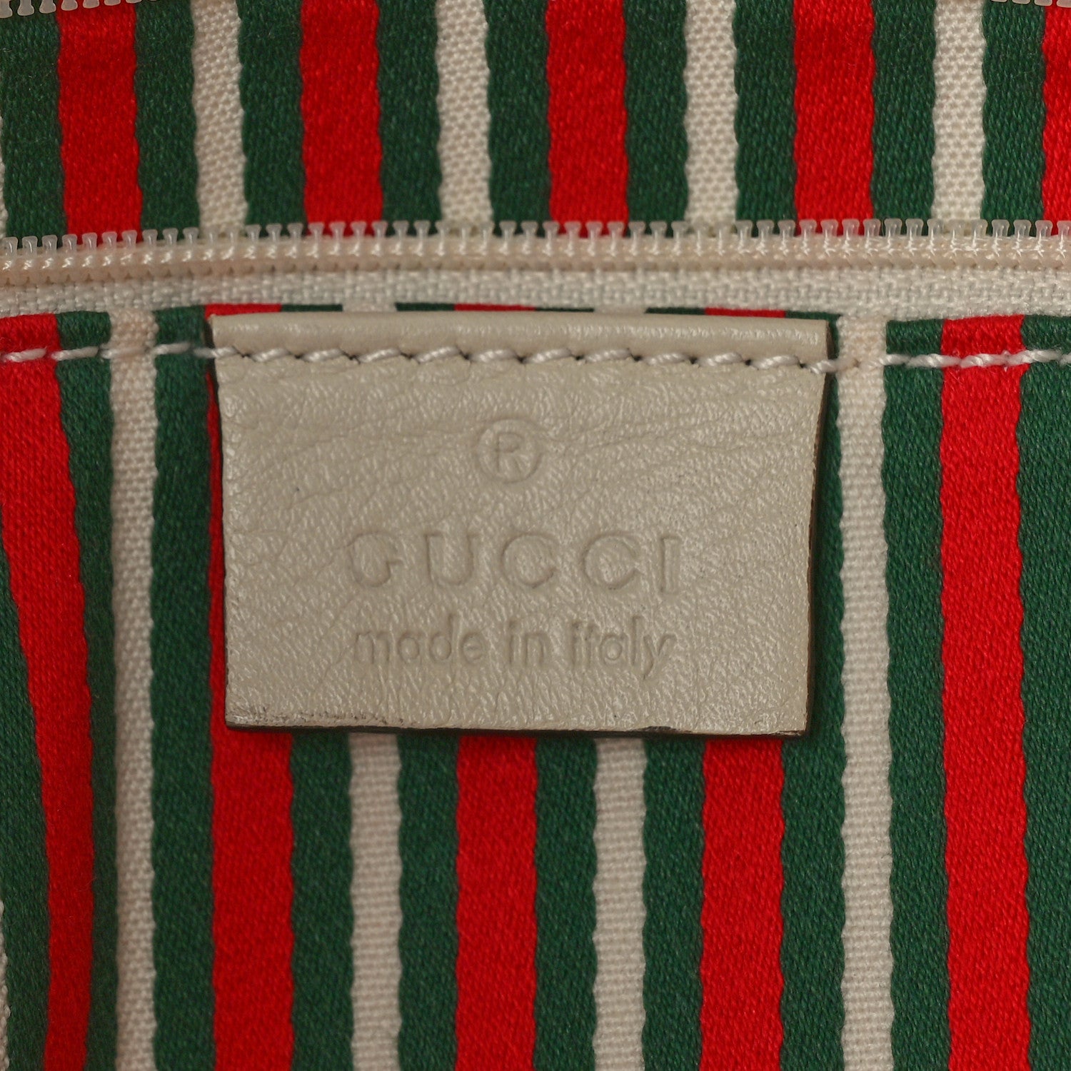 Gucci Monogram Medium New Britt Tote Off White 6 of 11