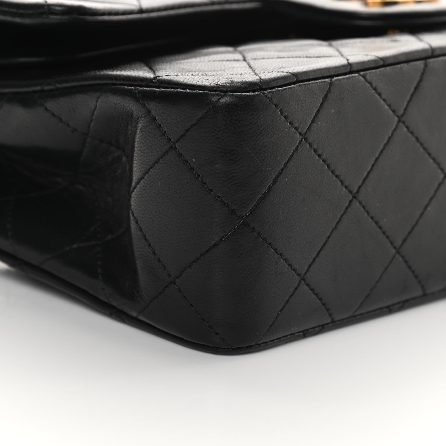 Chanel Lambskin Quilted Small Double Flap Black 9 of 17