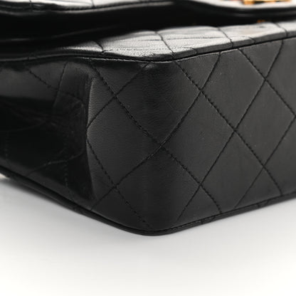Chanel Lambskin Quilted Small Double Flap Black 9 of 17