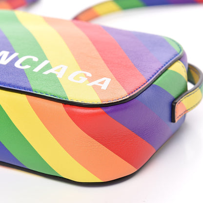 Balenciaga Smooth Calfskin Rainbow Logo XS Ville Camera Bag Multicolor 11 of 12