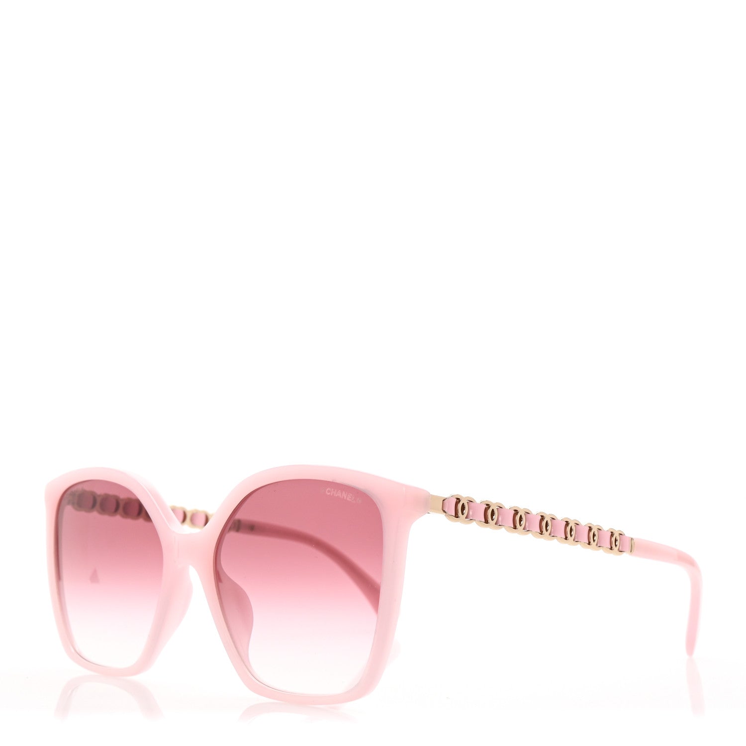 Chanel Acetate Calfskin SquareSunglasses 5546-Q-A Light Pink 1 of 7