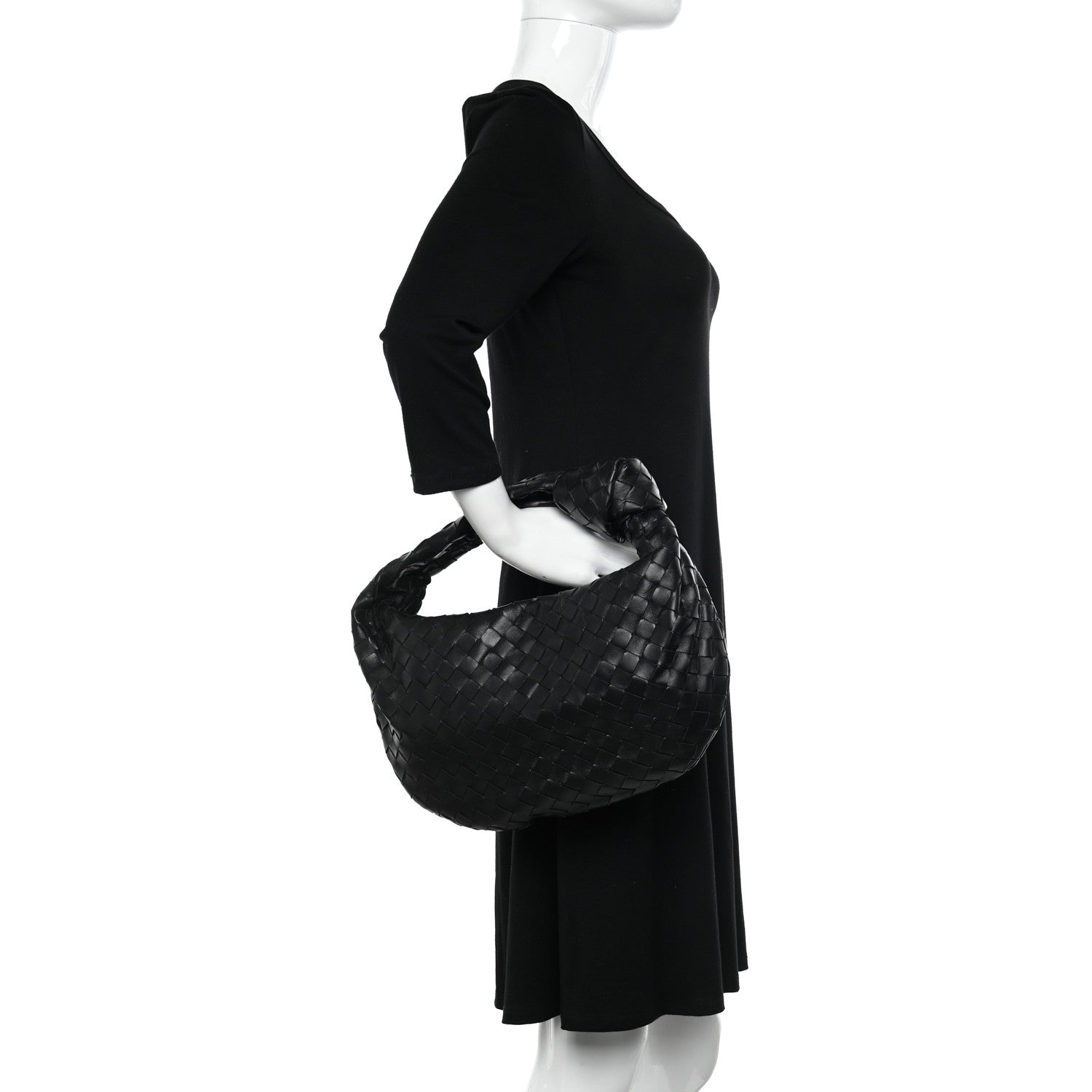 Bottega Veneta Nappa Intrecciato Jodie Hobo Black 2 of 10