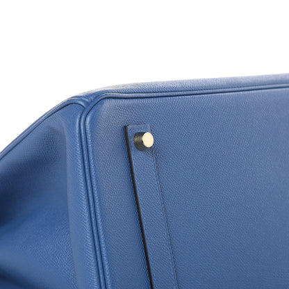 Hermes Epsom Birkin 35 Bleu Agate 30 of 34