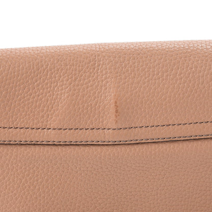 Gucci Pebbled Calfskin Medium Soho Flap Crossbody Camelia 8 of 14