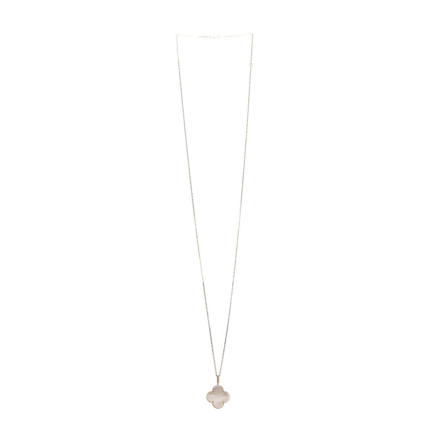 18K Yellow Gold Mother of Pearl Magic Alhambra Long Necklace