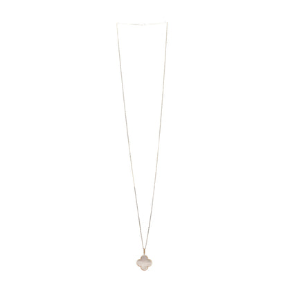 Van Cleef & Arpels 18K Yellow Gold Mother of Pearl Magic Alhambra Long Necklace 2 of 6