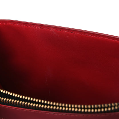Marc Jacobs Shiny Calfskin Uptown Shoulder Bag Santa Fe Red 5 of 11