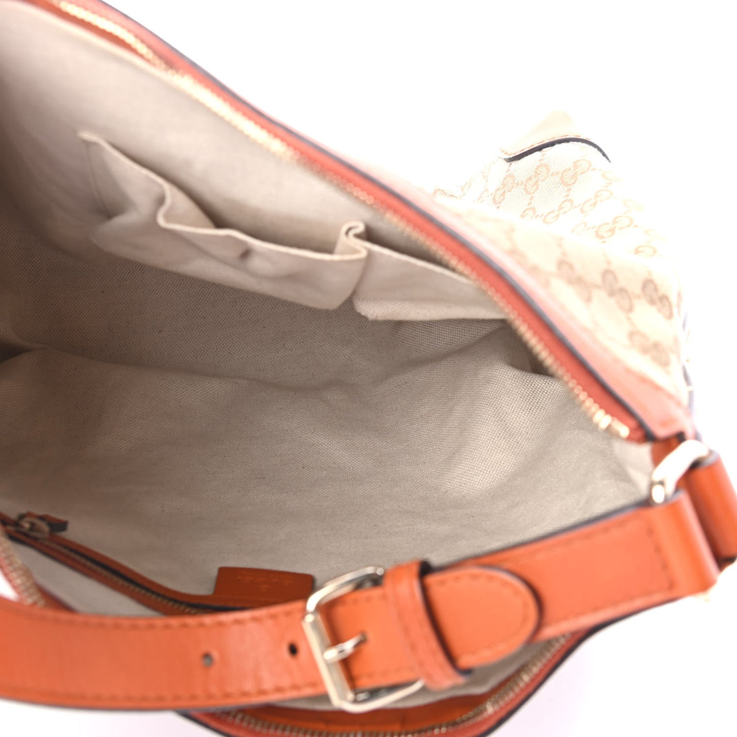Monogram Vintage Web Medium Hobo Orange