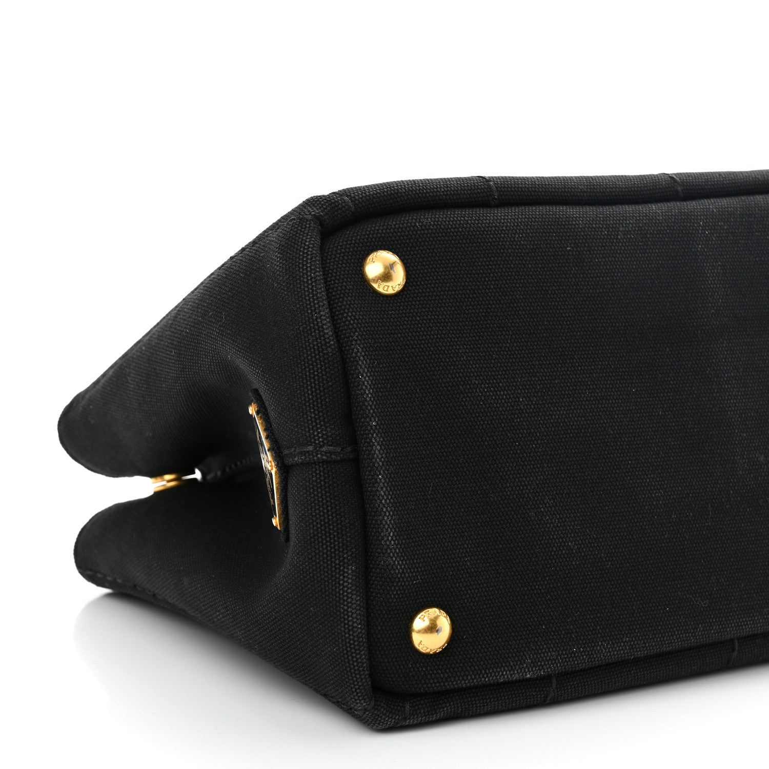 Prada Canapa Small Logo Tote Black 8 of 9