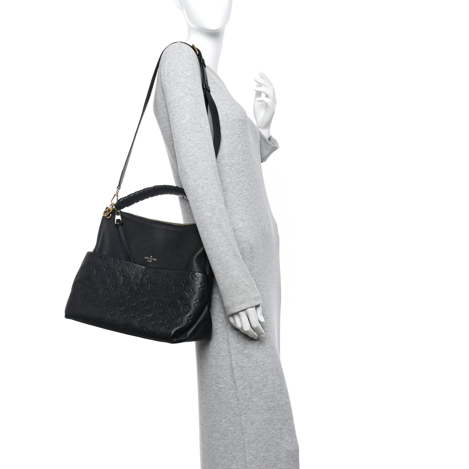 Louis Vuitton Empreinte Maida Hobo Black 2 of 11