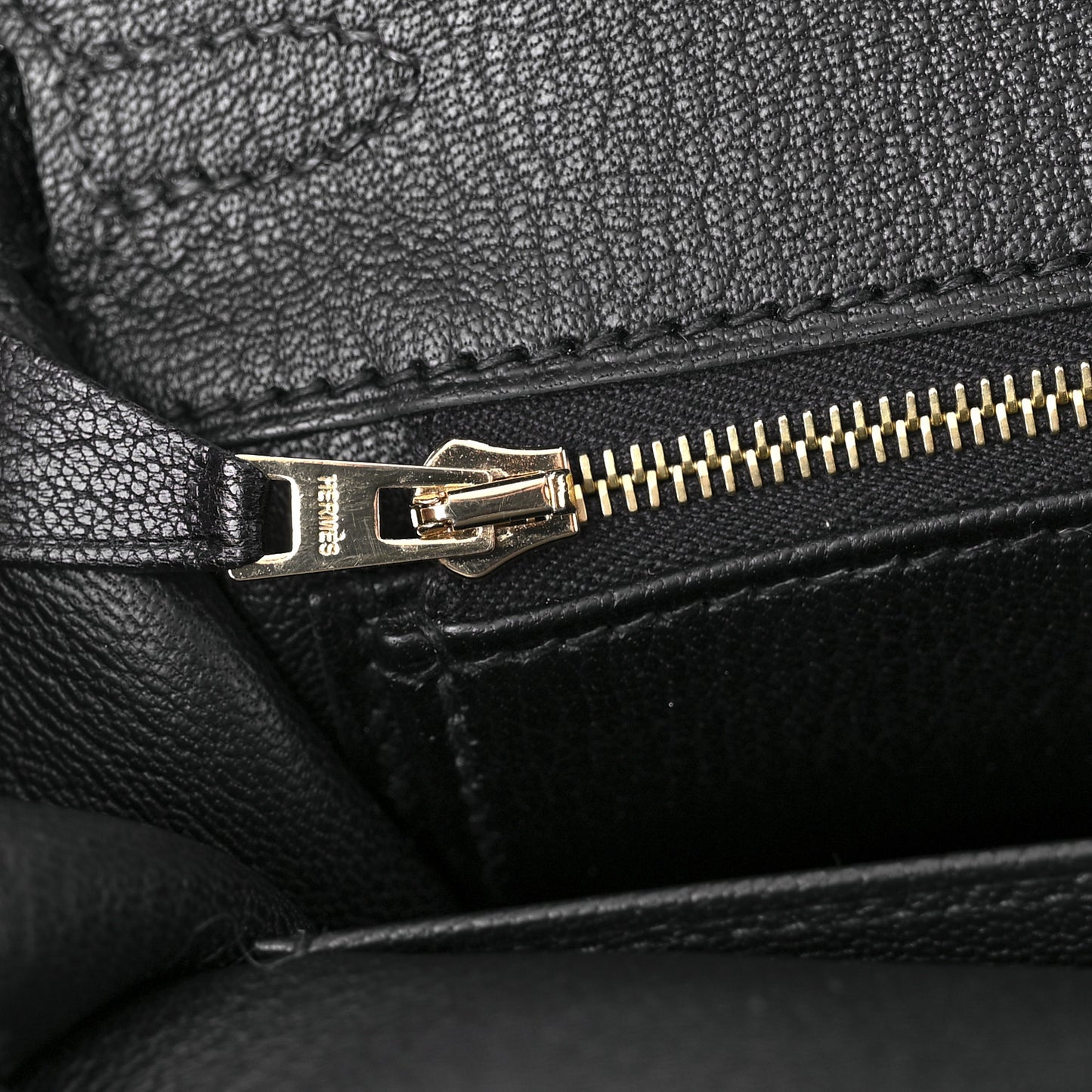 Chevre Chamkila Birkin Sellier 25 Bambou Black