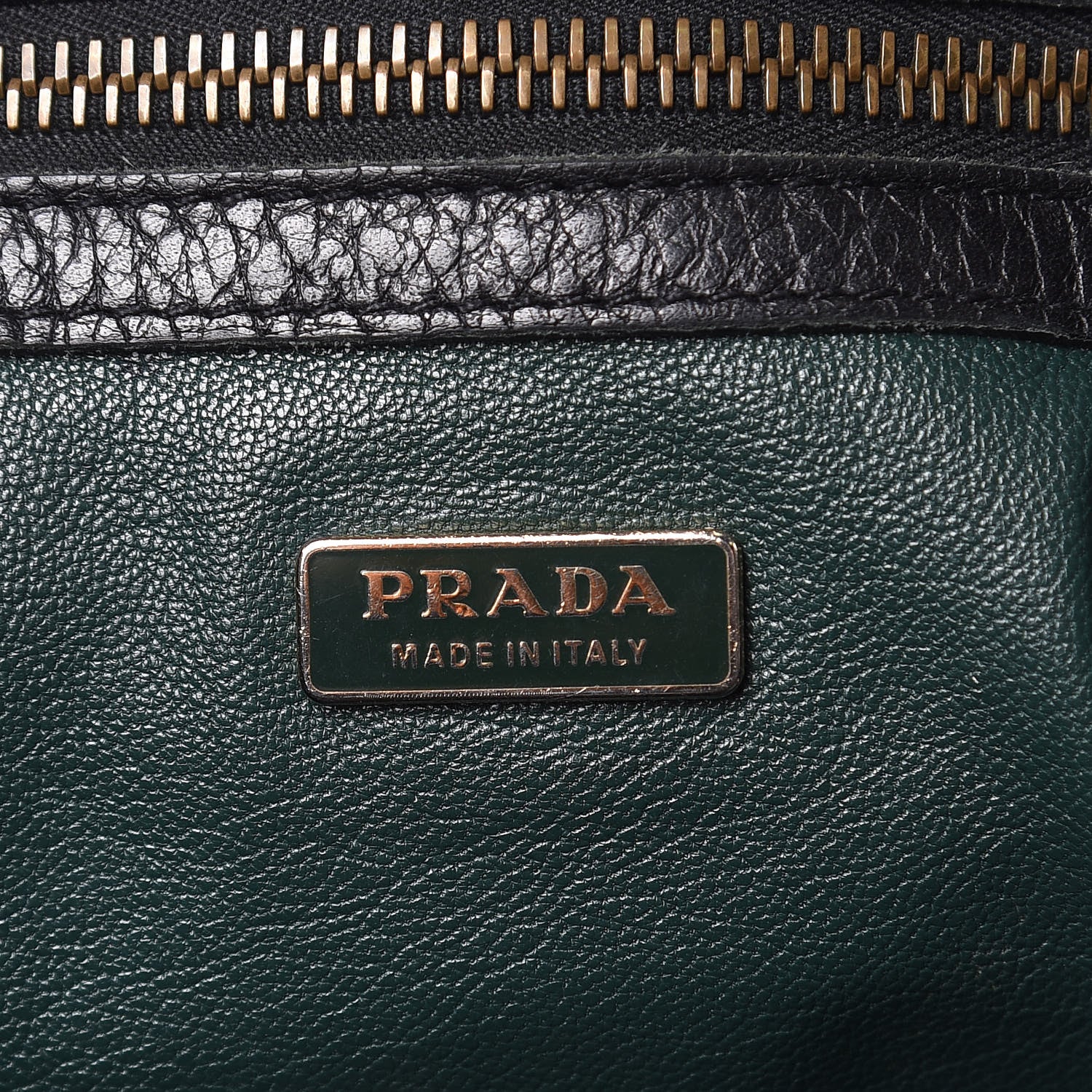 Prada Vitello Daino Turnlock Shoulder Bag Black 6 of 15