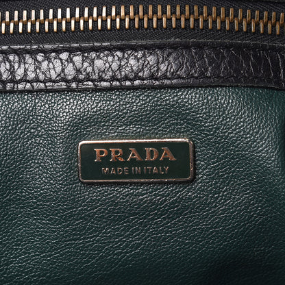 Prada Vitello Daino Turnlock Shoulder Bag Black 6 of 15