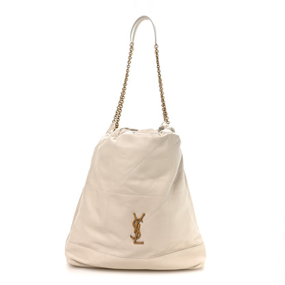 Saint Laurent Lambskin Matelasse Monogram Large Jamie 4.3 Pochon Crema Soft 1 of 11