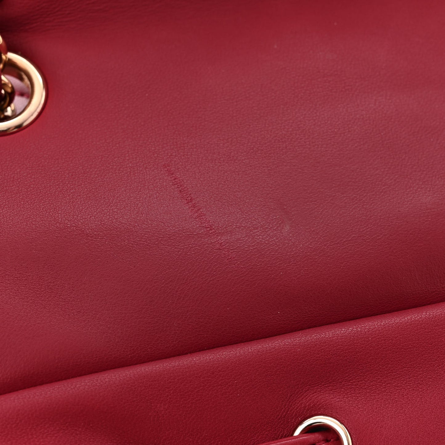 Lambskin Quilted Large Urban Spirit Backpack Red