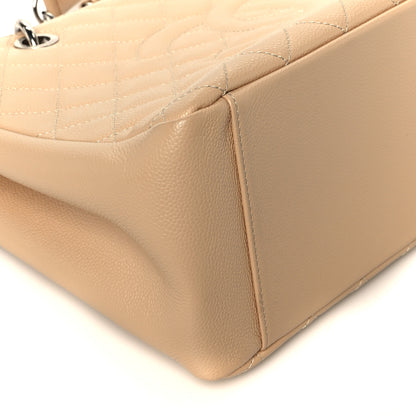 Chanel Caviar Quilted Grand Shopping Tote GST Beige 9 of 10