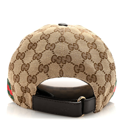 Gucci Monogram Web Baseball Hat XL Beige Cocoa 5 of 8