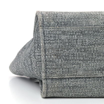 Chanel Mixed Fibers Large Deauville Tote Charcoal 12 of 13