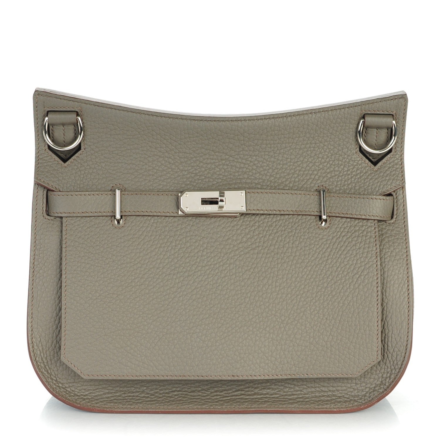 Hermes Taurillon Clemence Jypsiere 28 Etain 1 of 7