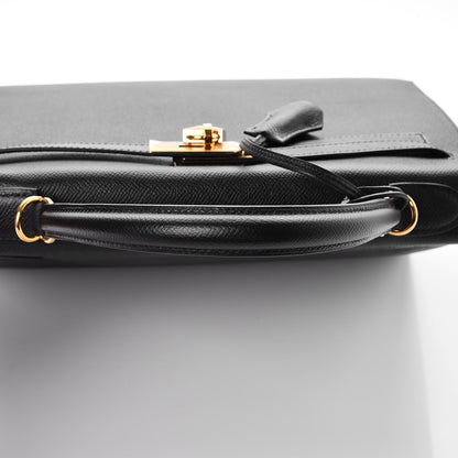 Hermes Epsom Kelly Sellier 32 Black 31 of 33