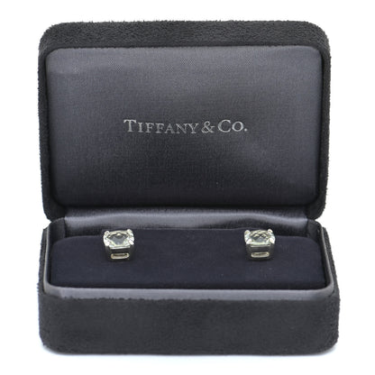 Tiffany Sterling Silver Prasiolite Sparklers Earrings 6 of 6