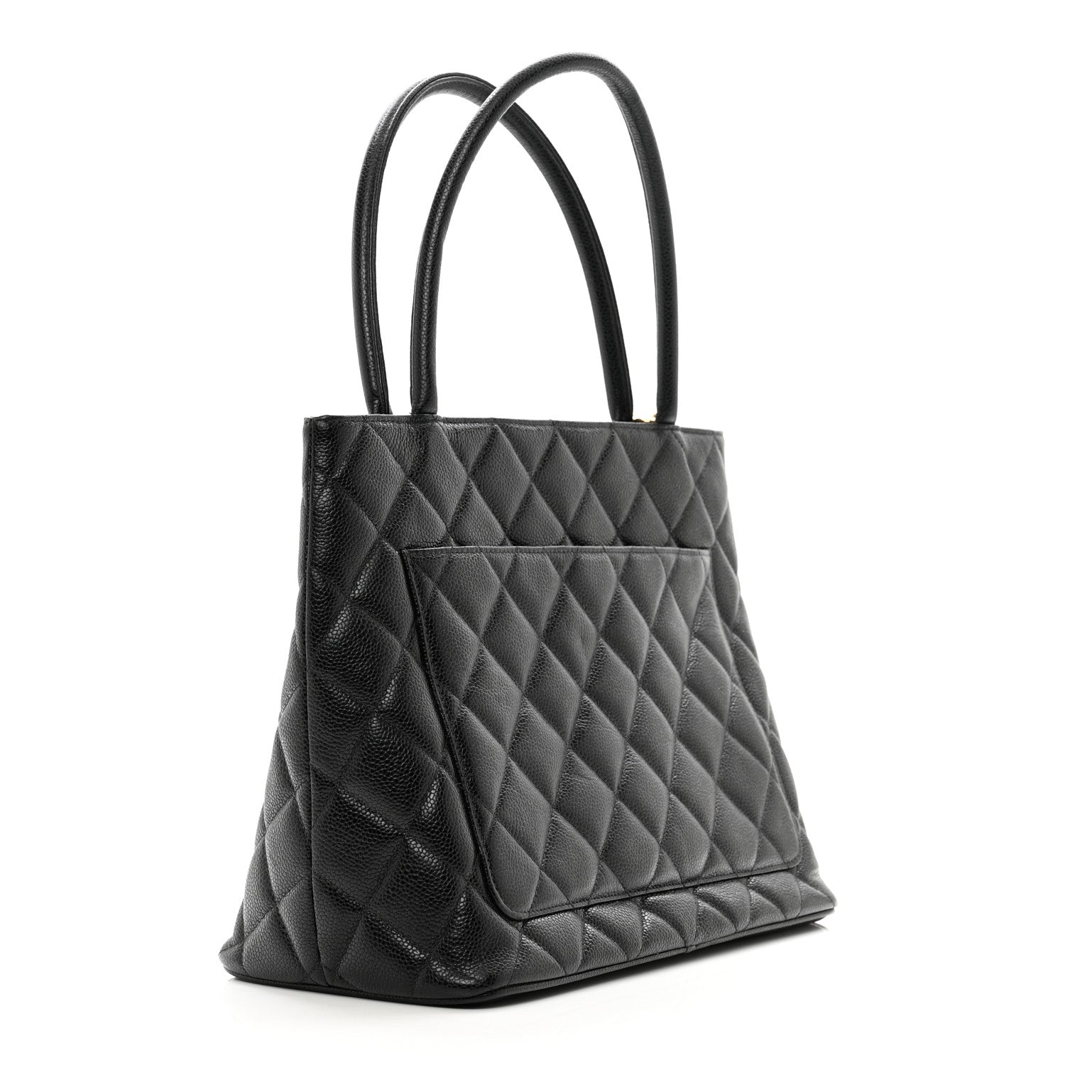 Chanel Caviar Quilted Medallion Tote Black 3 of 10