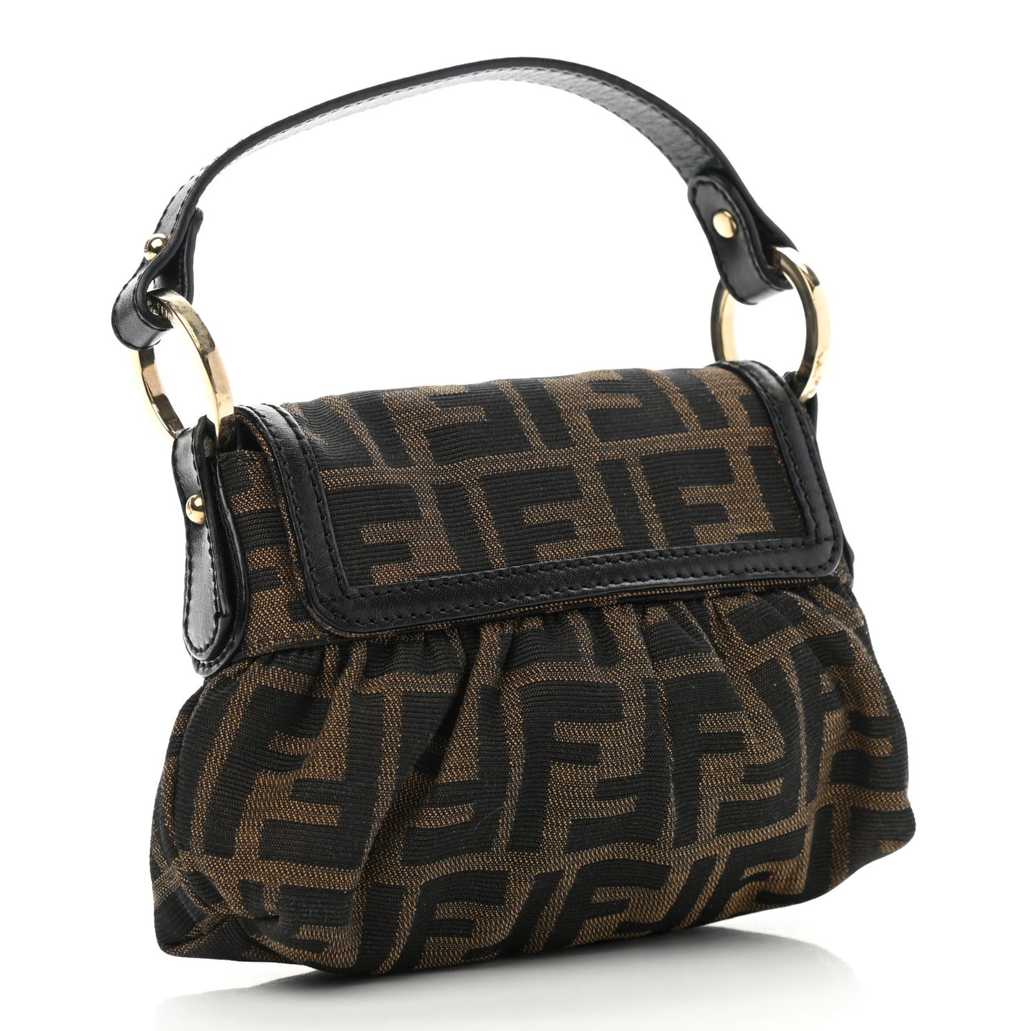 Zucca Mini Chef Shoulder Bag Tobacco Black