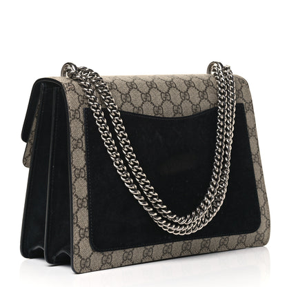 Gucci GG Supreme Monogram Medium Dionysus Shoulder Bag Black 2 of 4