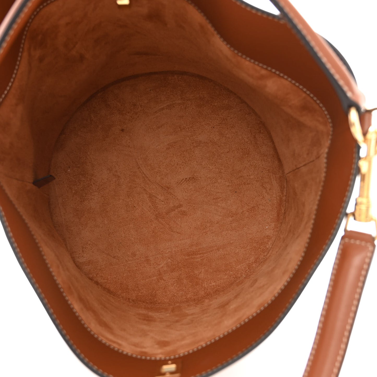 Smooth Calfskin Bucket 16 Bag Tan