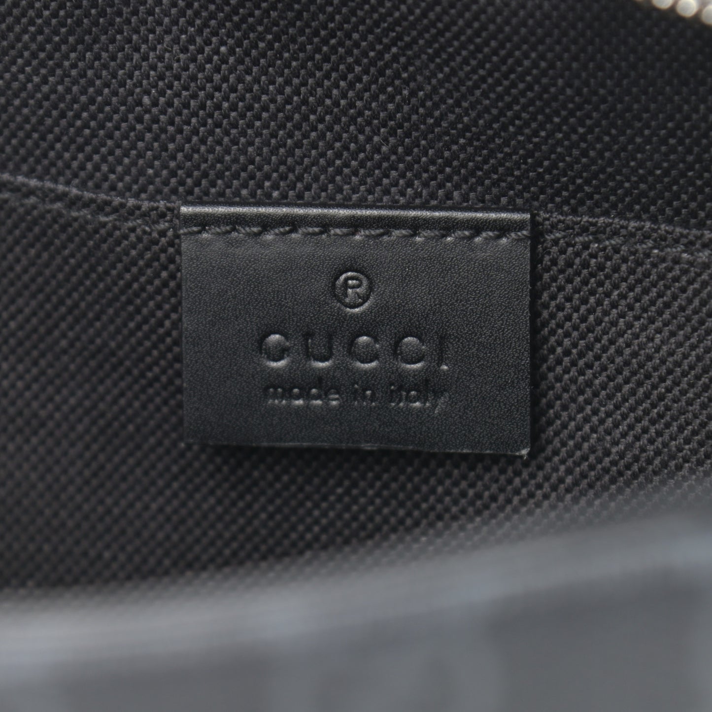 GG Supreme Monogram Web Shoulder Bag Black Grey