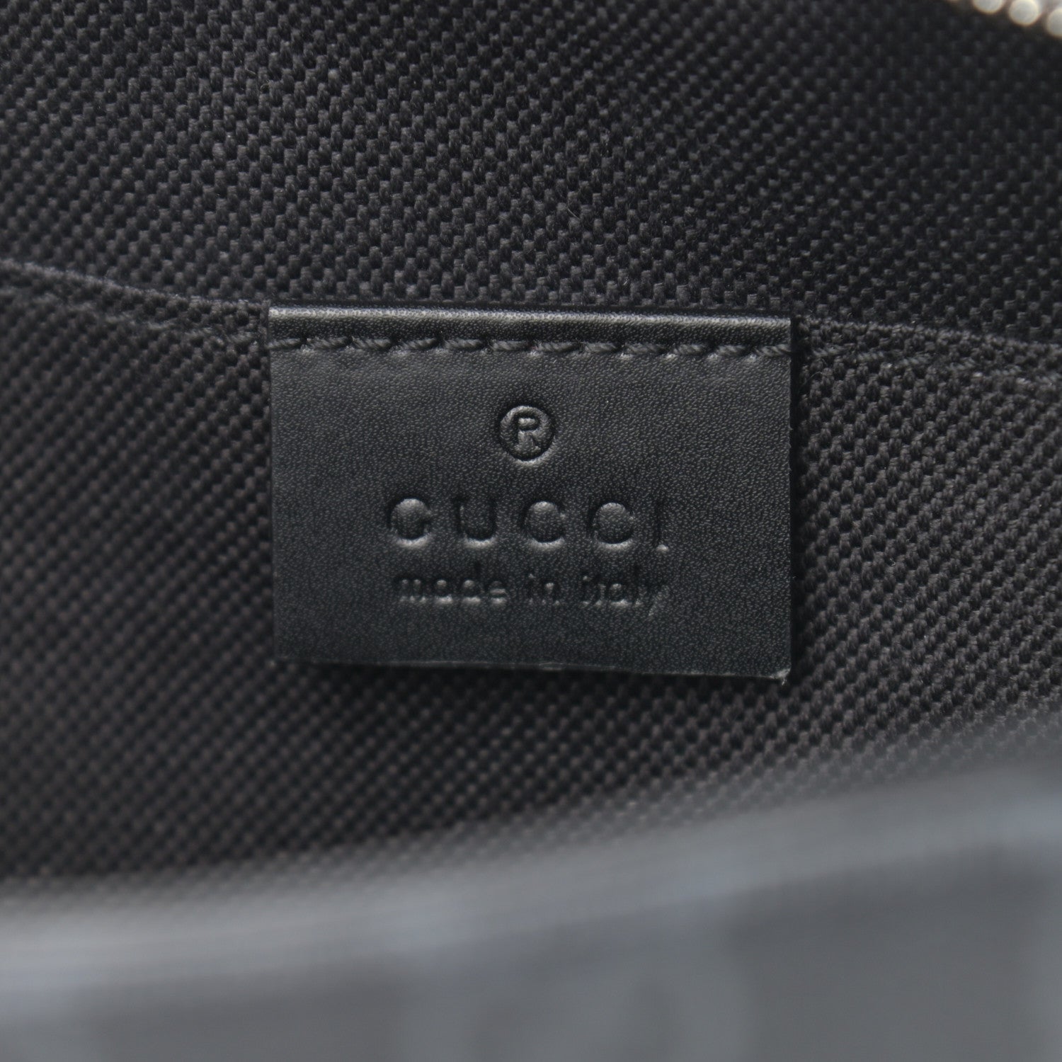 Gucci GG Supreme Monogram Web Shoulder Bag Black Grey 6 of 10