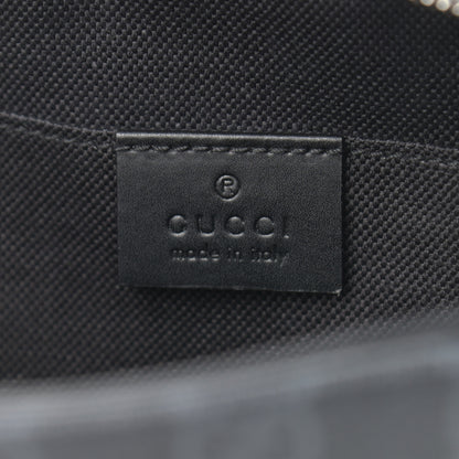 Gucci GG Supreme Monogram Web Shoulder Bag Black Grey 6 of 10
